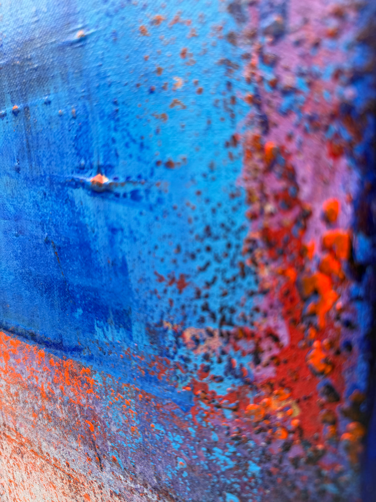 Blue Static Painting