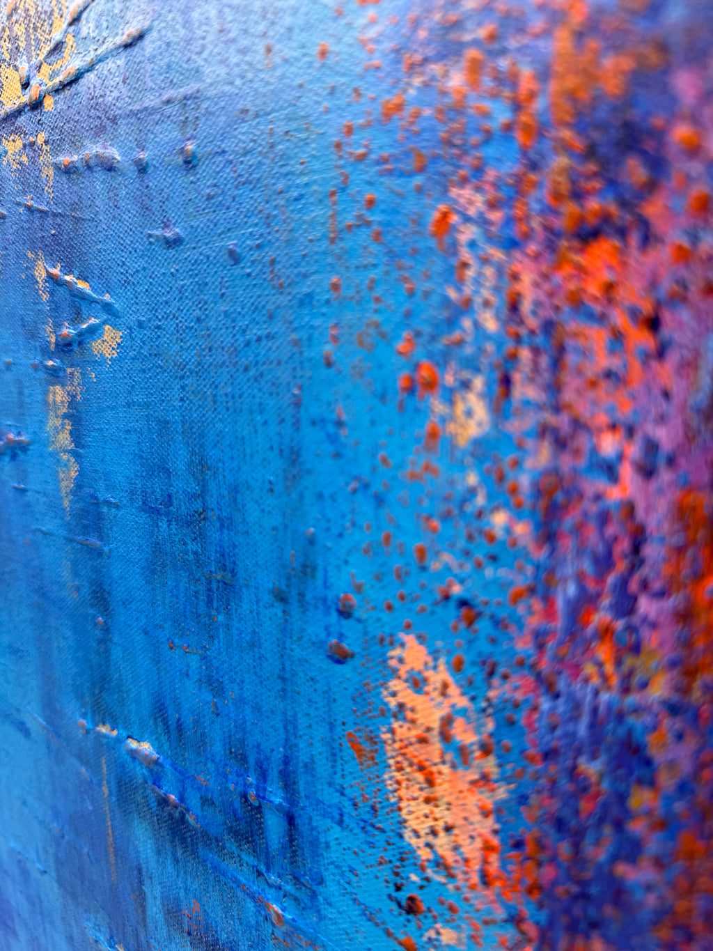 Blue Static Painting