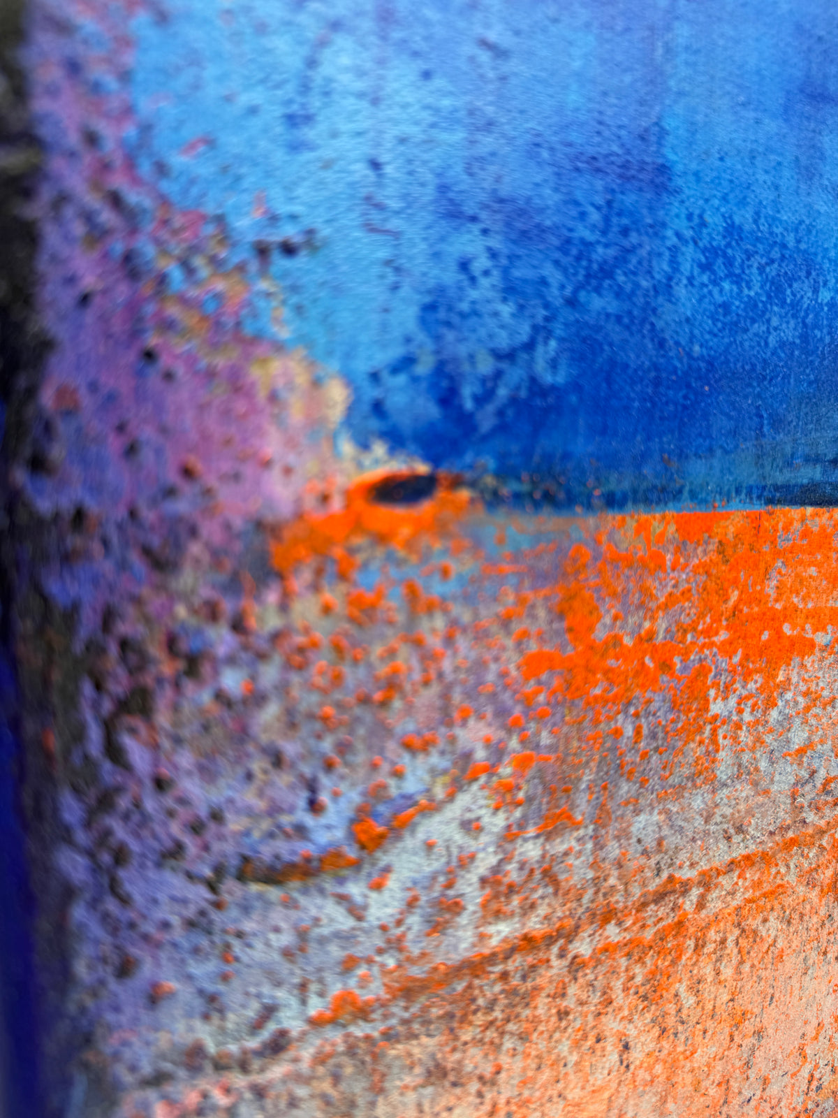 Blue Static Painting