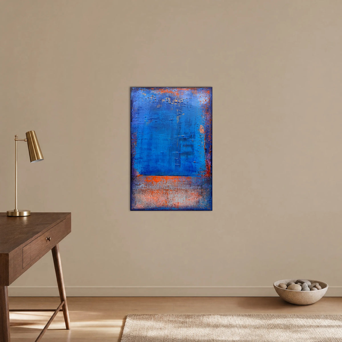 Blue Static Painting