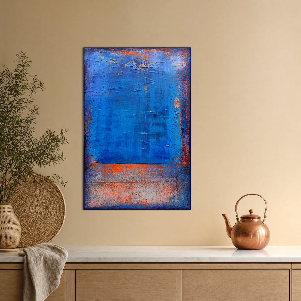 Blue Static Painting