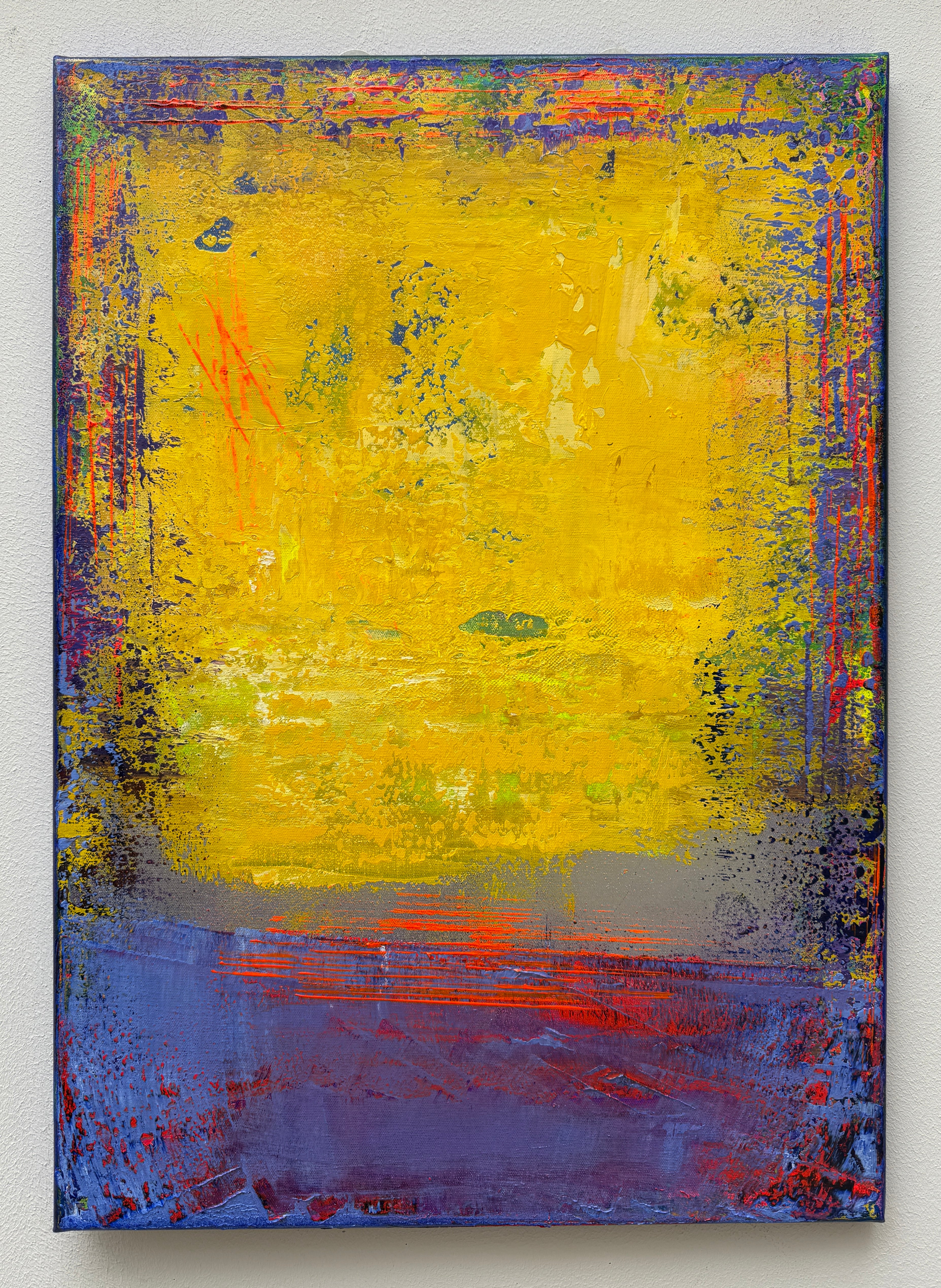 When the day burned out Painting