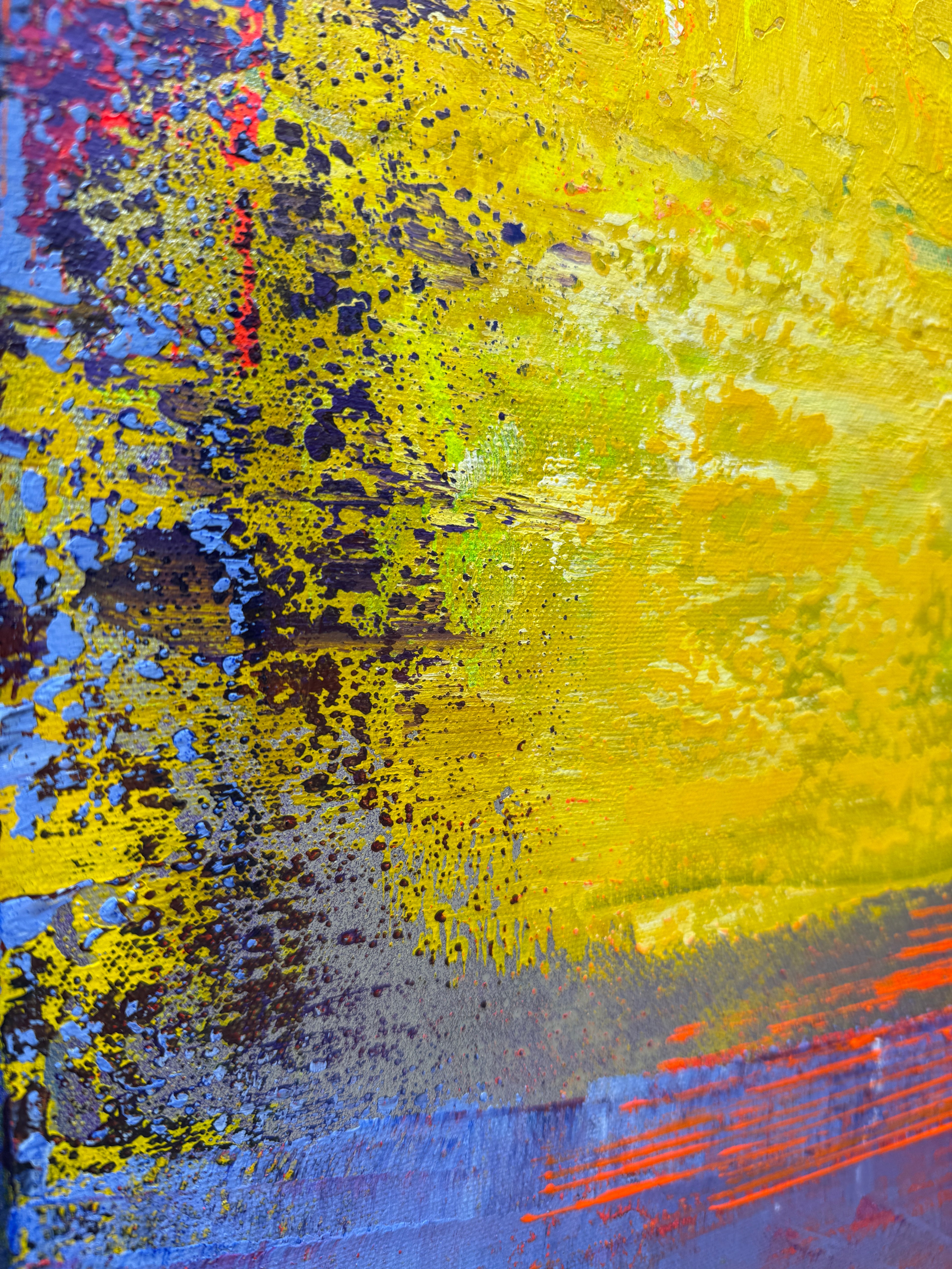 When the day burned out Painting