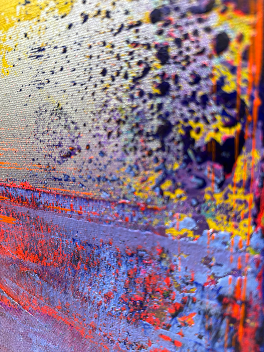 When the day burned out Painting