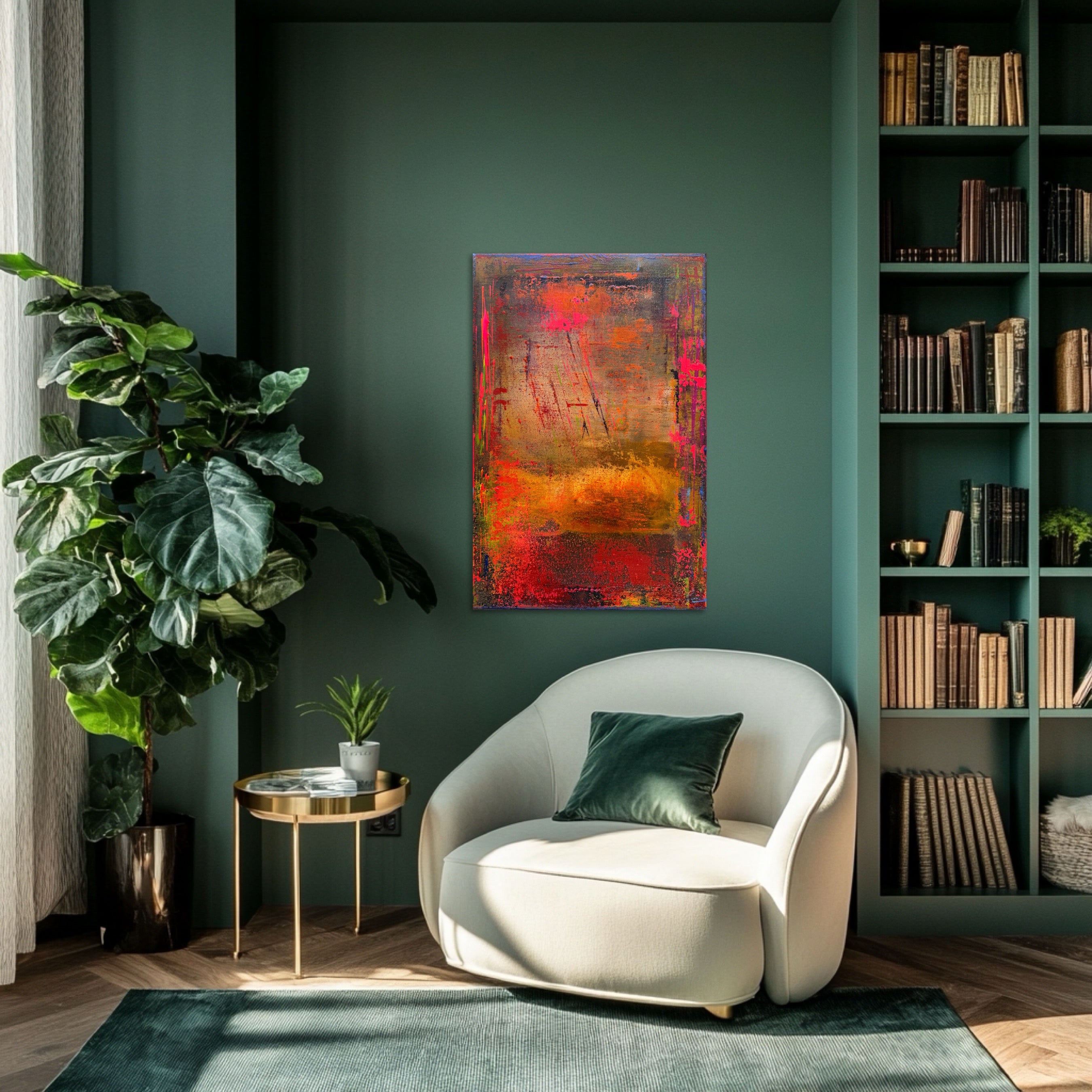Warm traces of silence Painting
