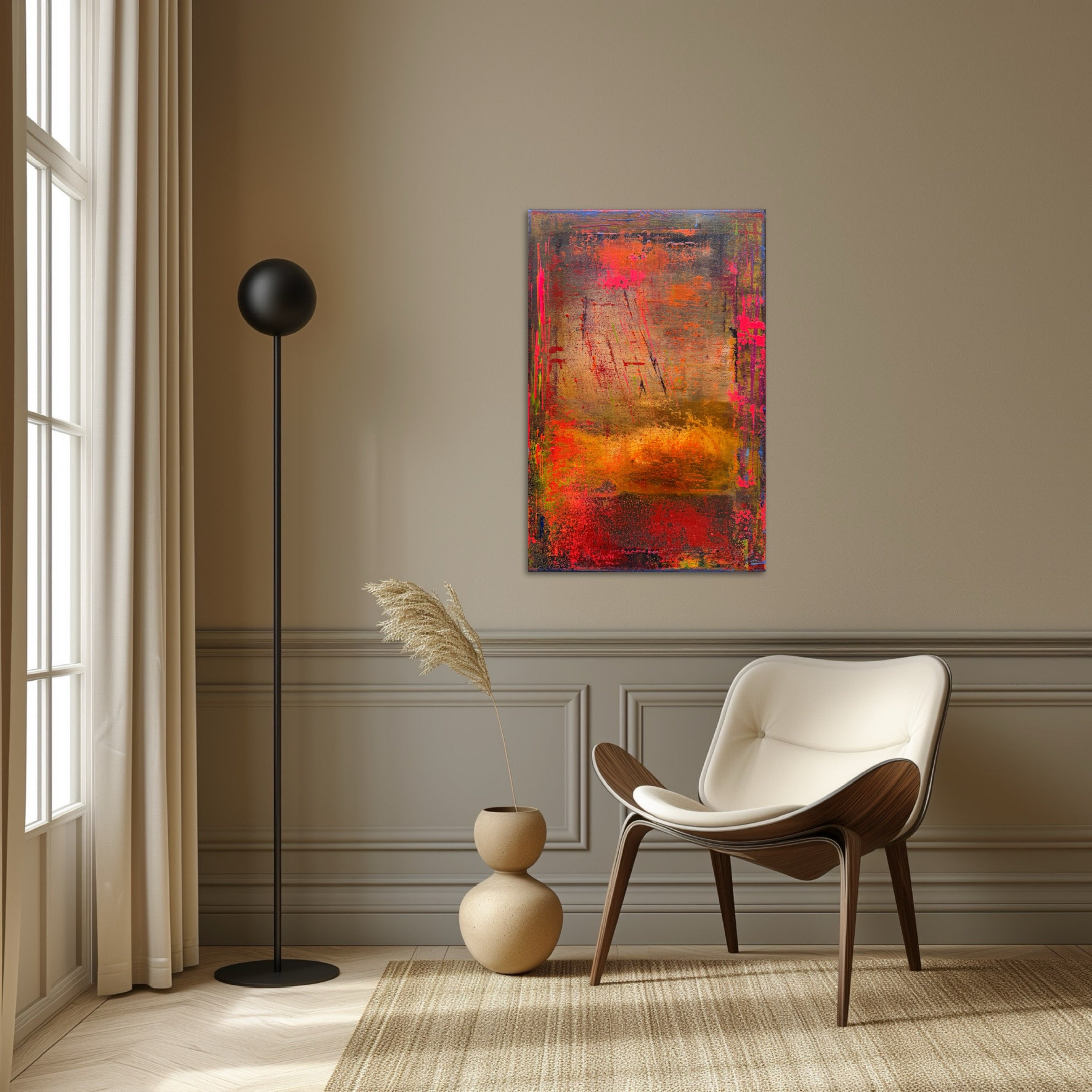 Warm traces of silence Painting