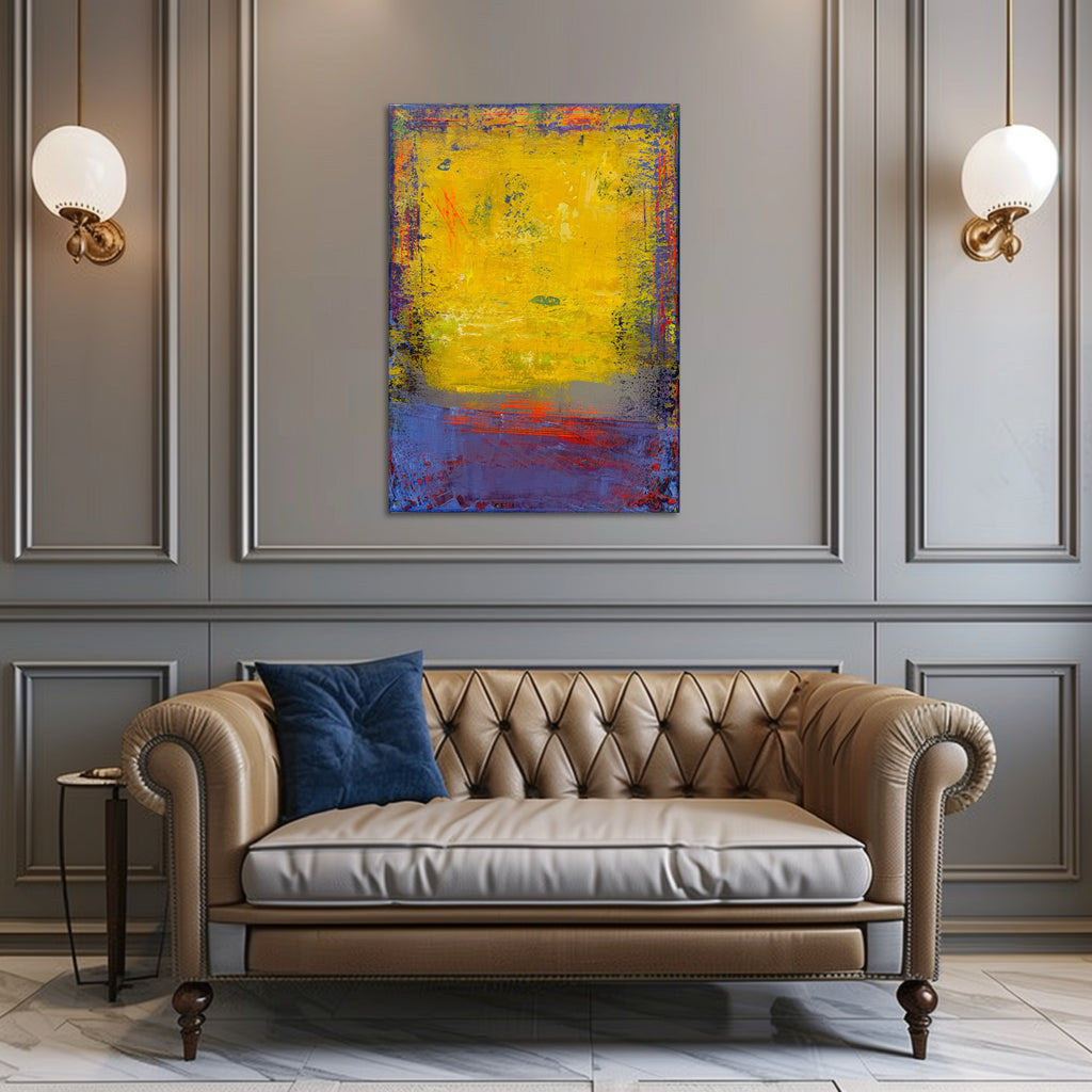 When the day burned out Painting