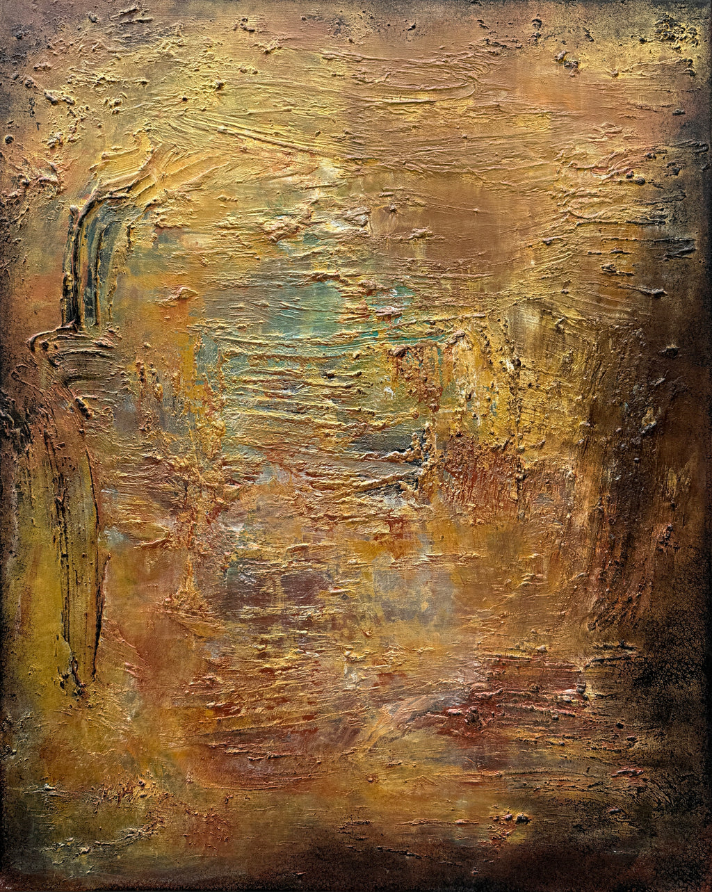 Burnt Earth Painting