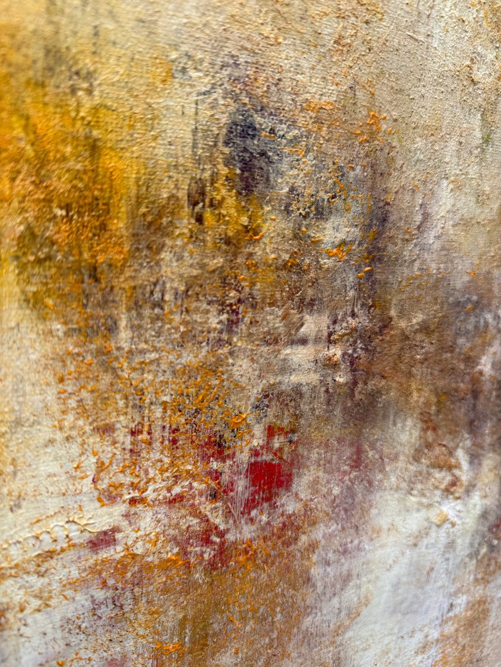 On the Edge of Fire Painting