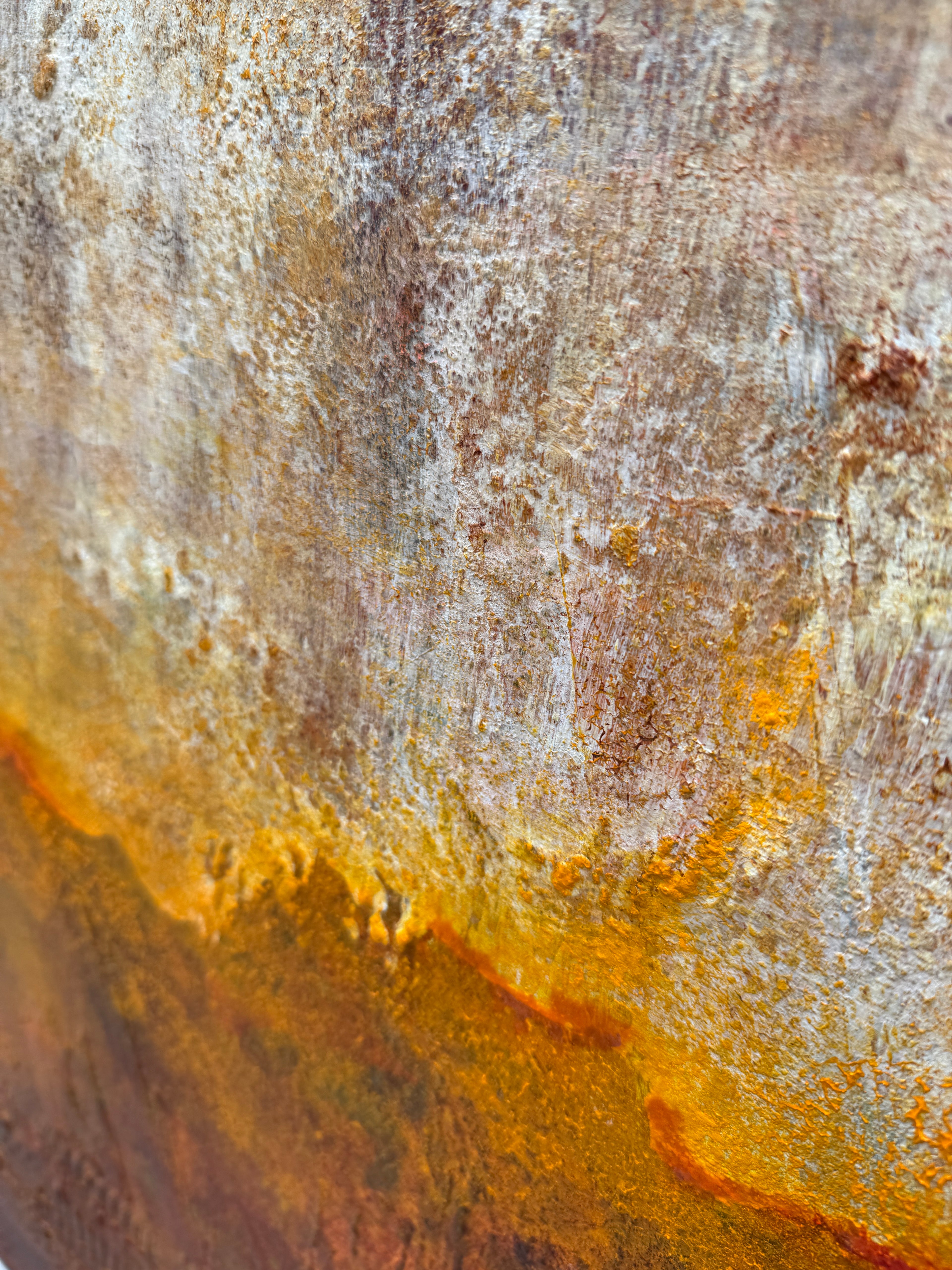 On the Edge of Fire Painting