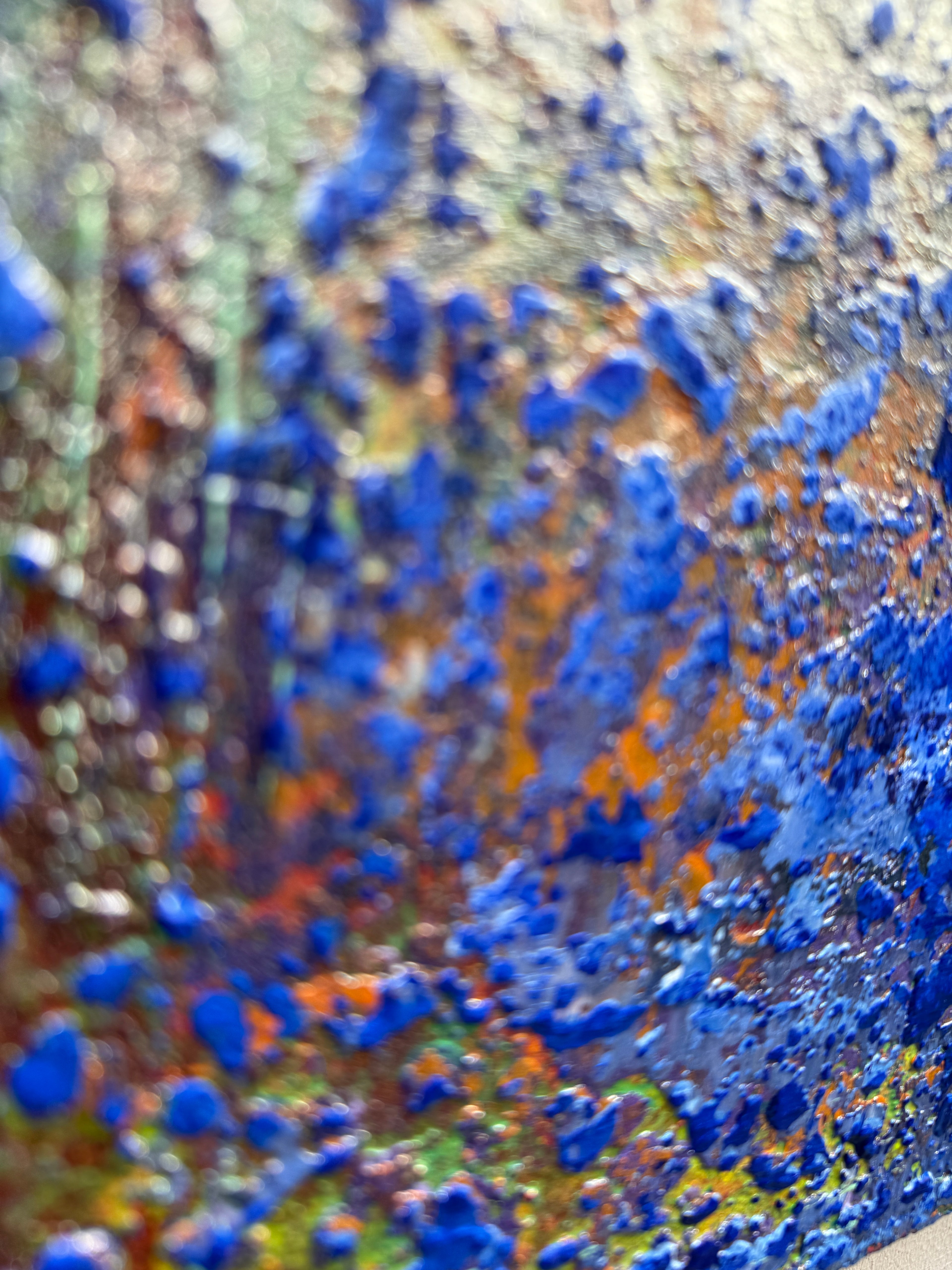 Rusty Sky, Blue Abyss Painting