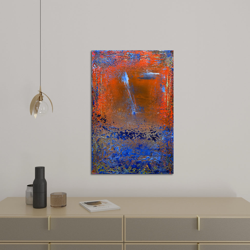 Rusty Sky, Blue Abyss Painting