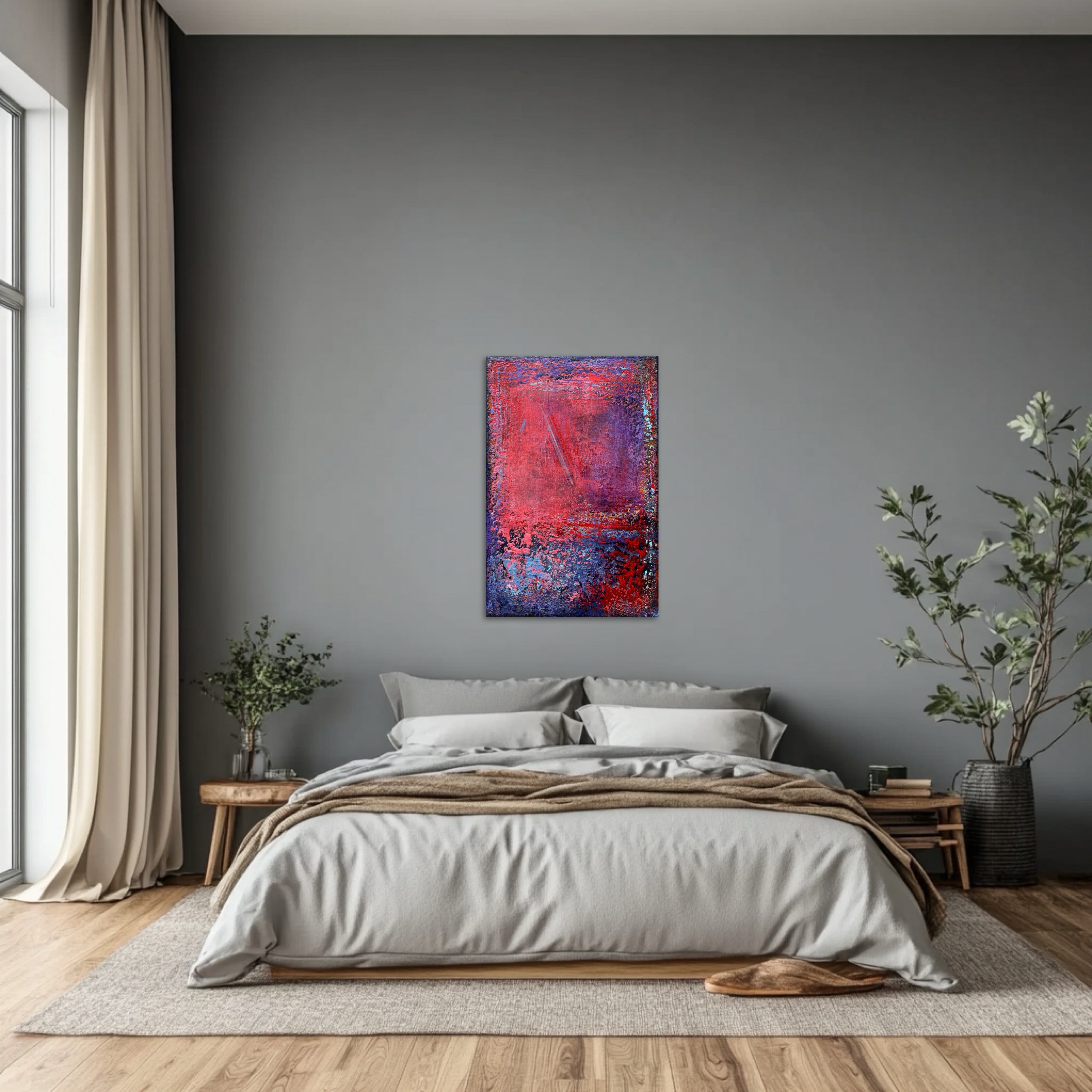 Trace of Lightning in Silence Painting