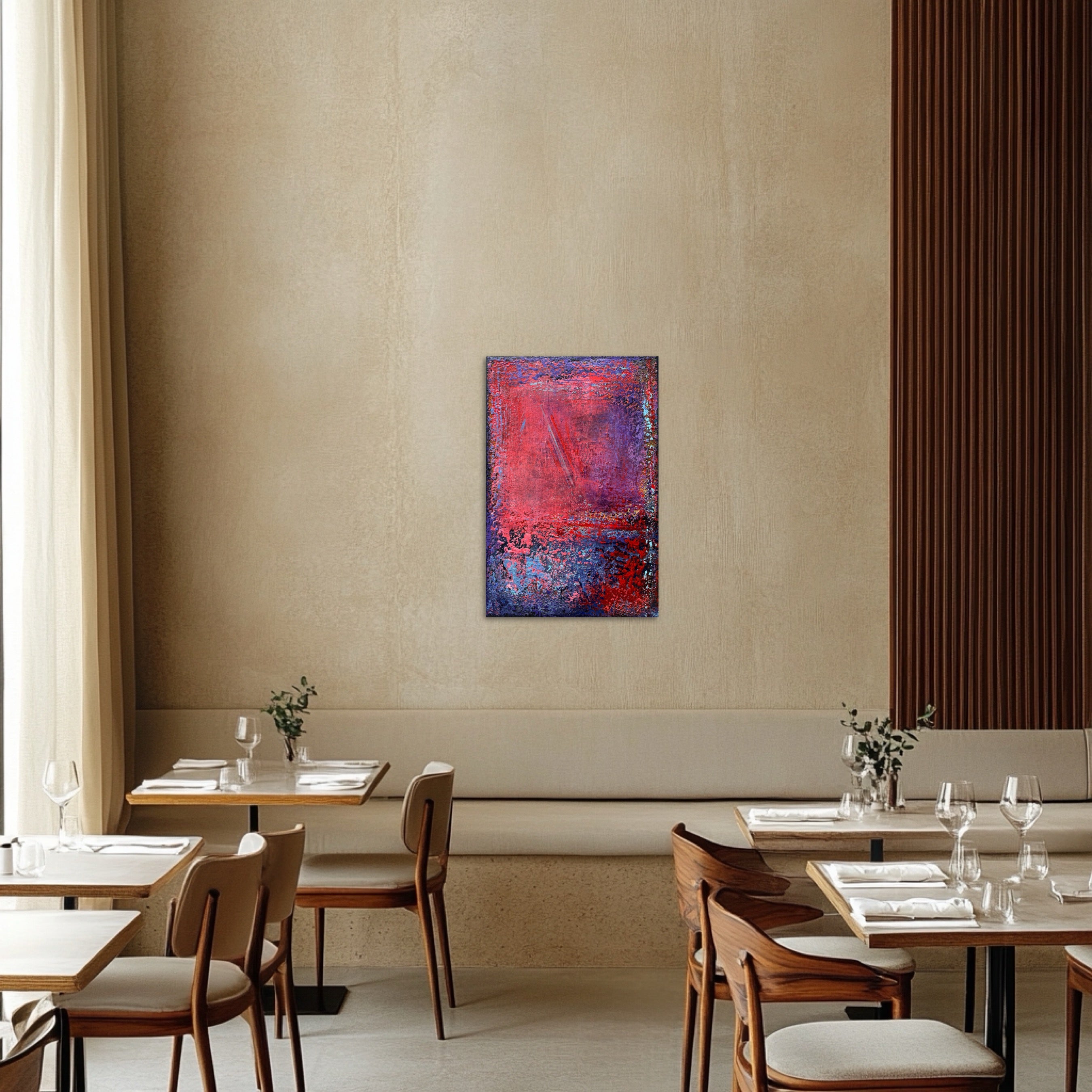 Trace of Lightning in Silence Painting