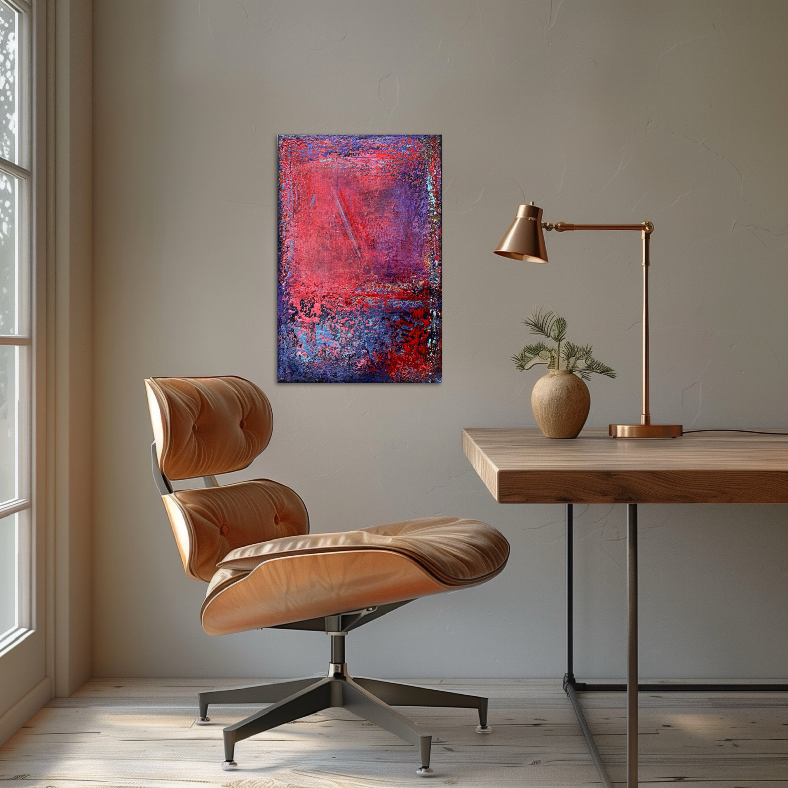 Trace of Lightning in Silence Painting