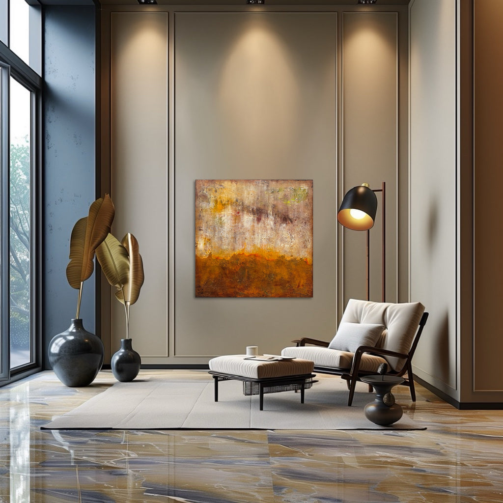 On the Edge of Fire Painting