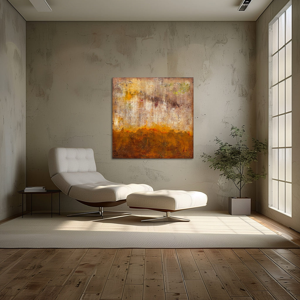On the Edge of Fire Painting