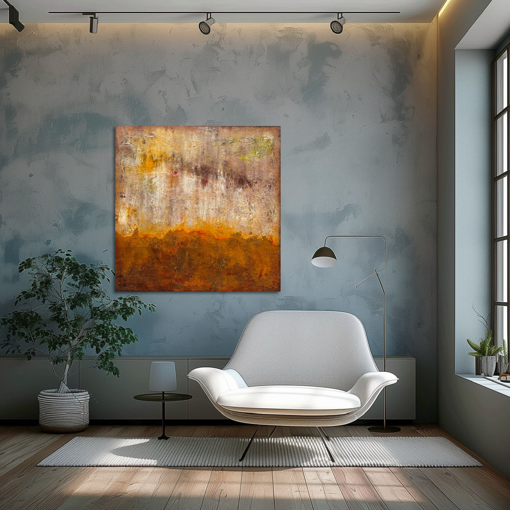 On the Edge of Fire Painting