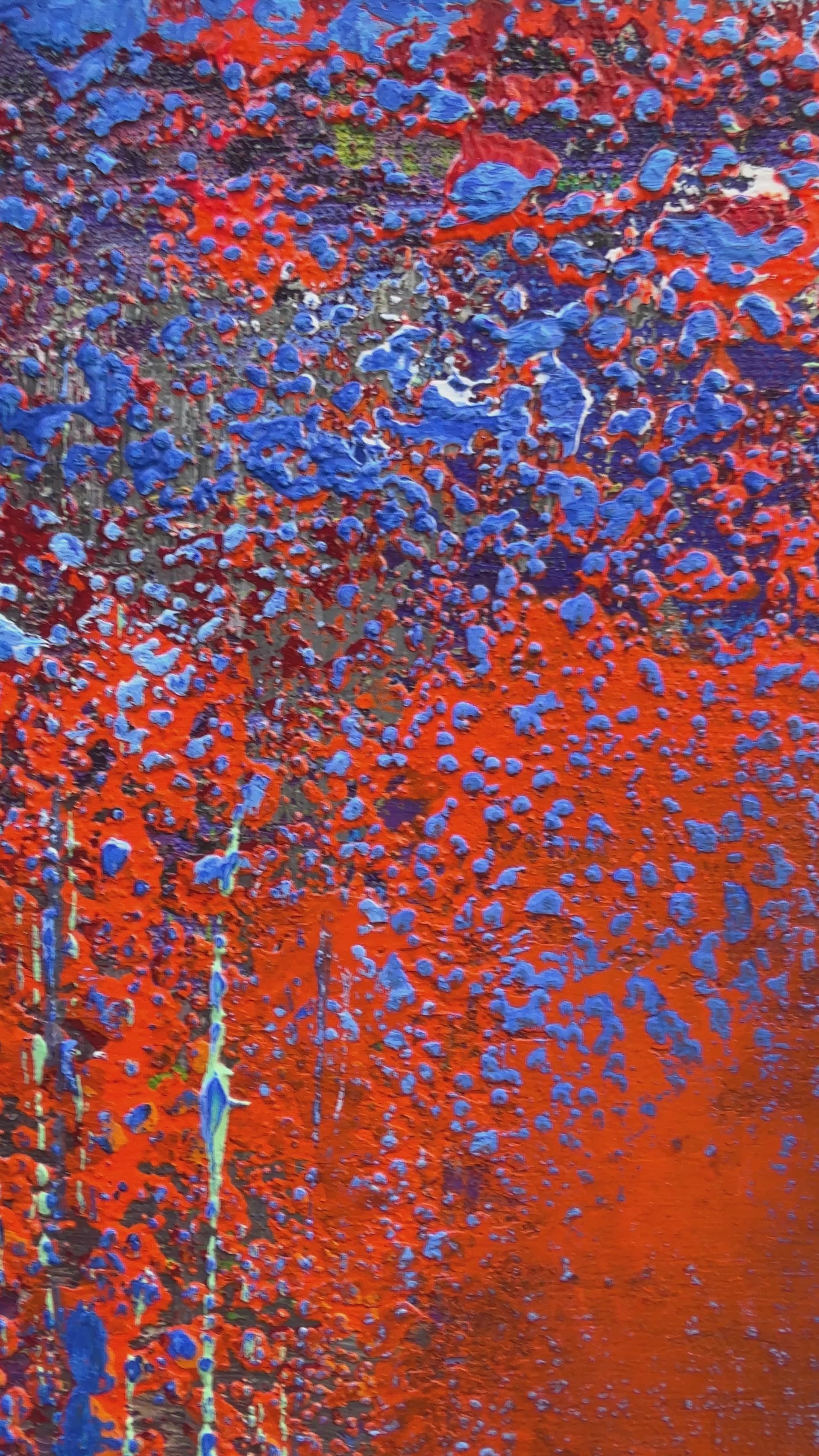 Rusty Sky, Blue Abyss Painting