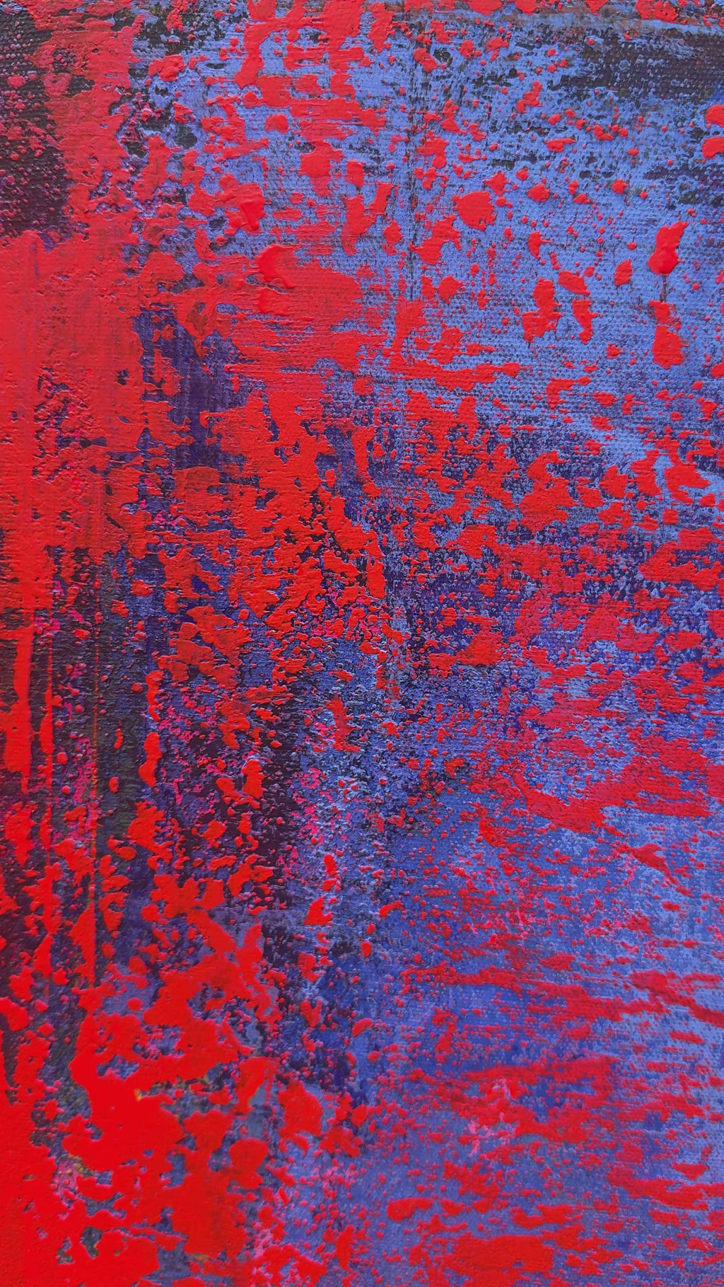 Between flame and blue Painting