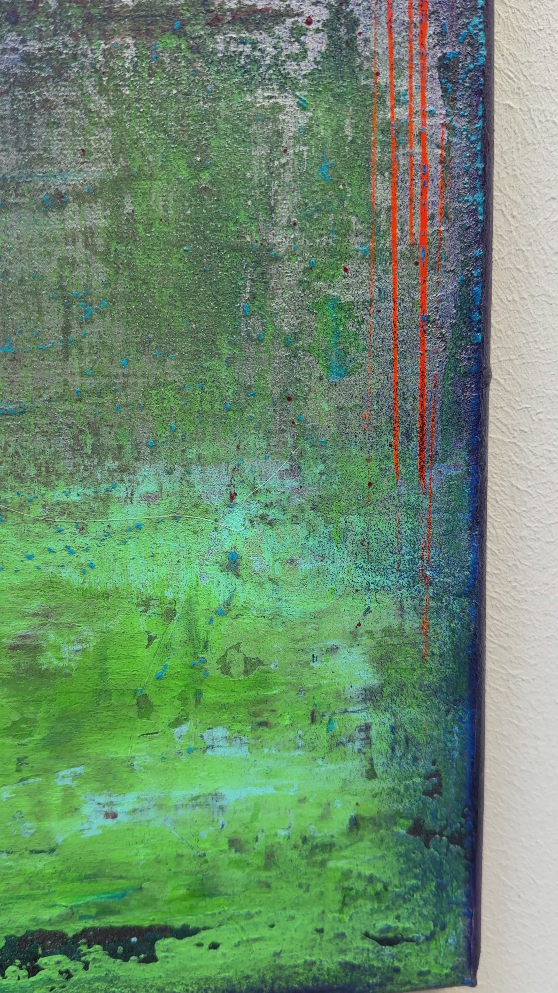 The tide in red reflections