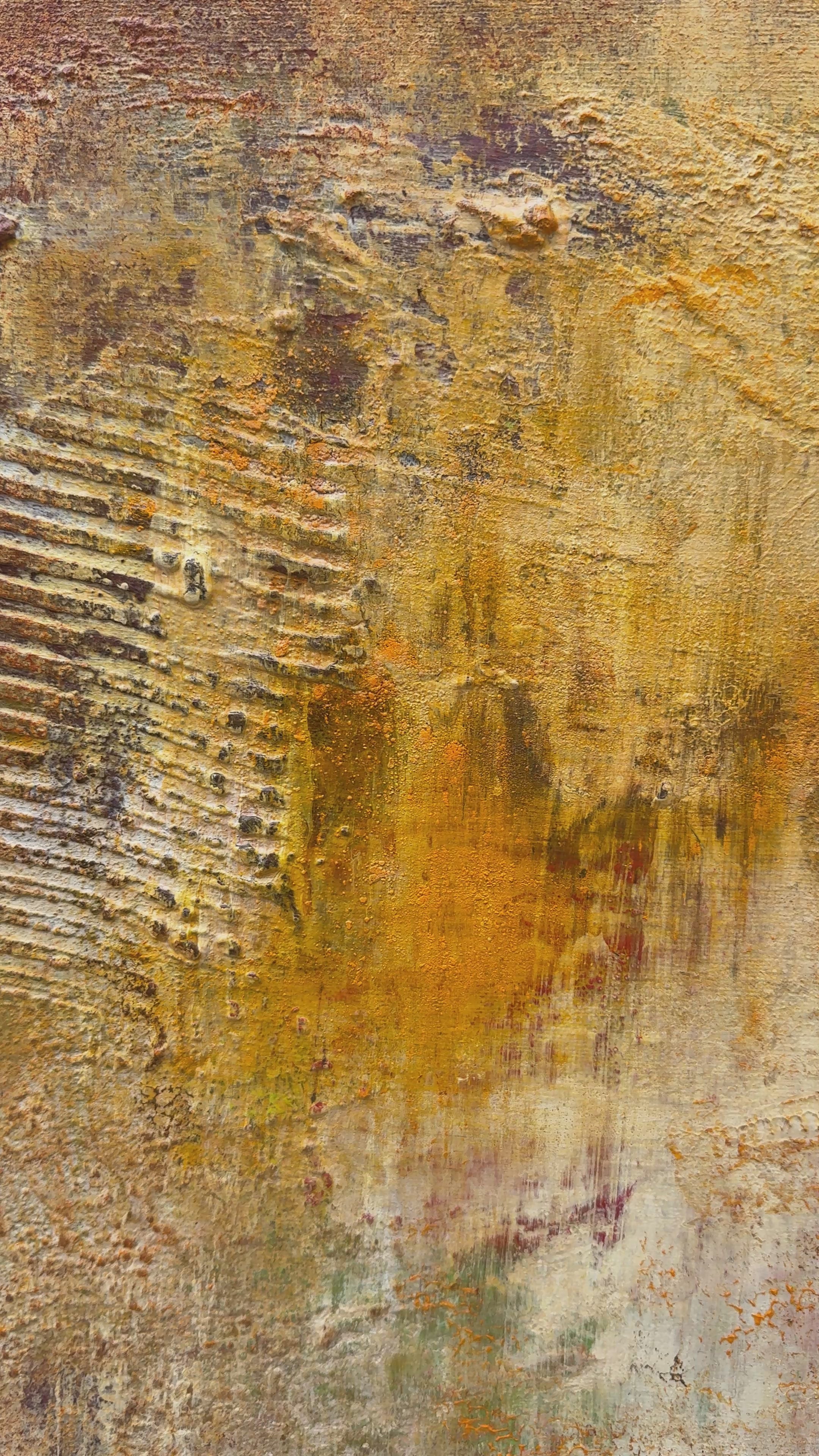 On the Edge of Fire Painting